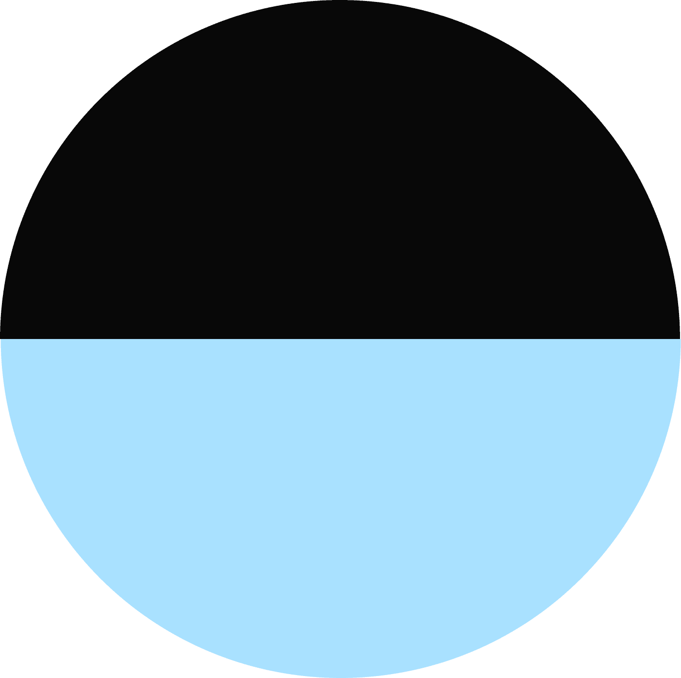 About us black blue circle