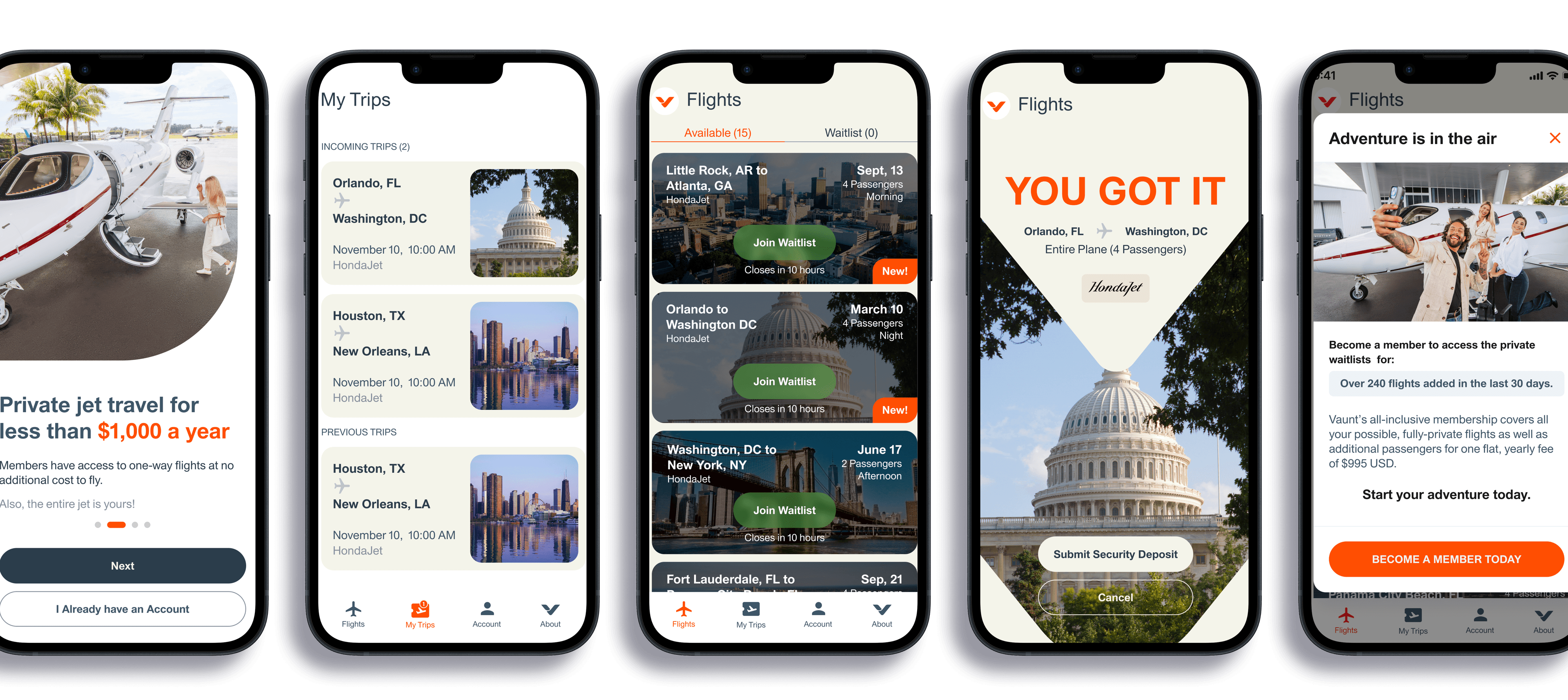 Aloa Vaunt App Design