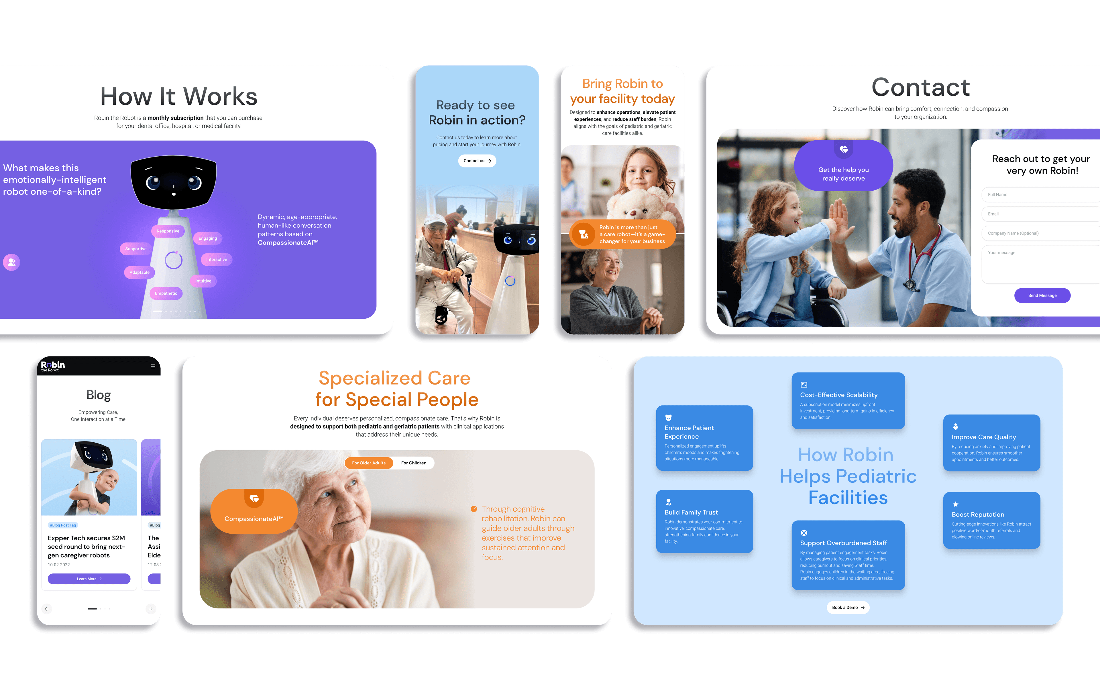 Aloa Robin Case Study Screens