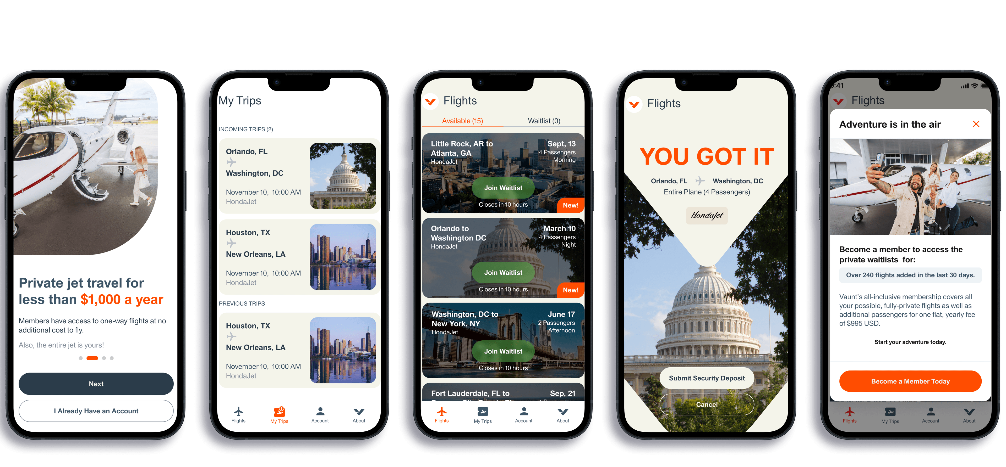 Aloa Vaunt App Design